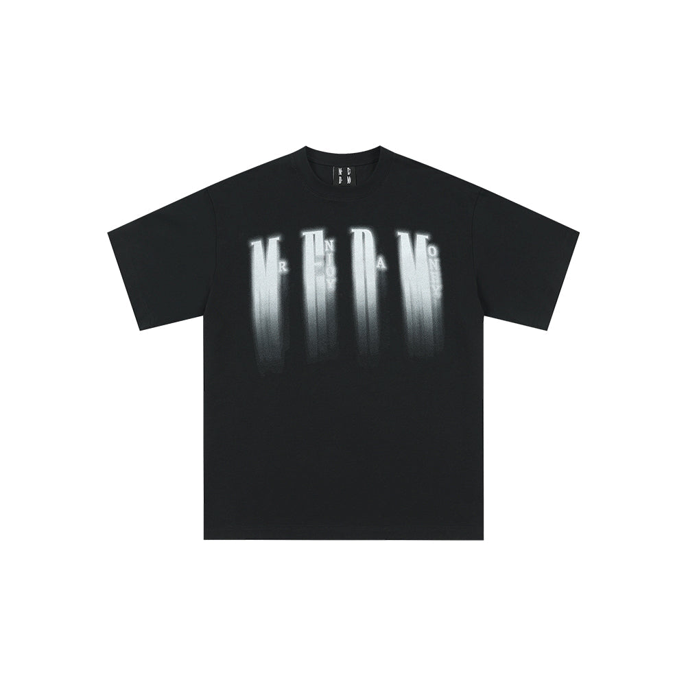 MEDM White Phantom Logo Tee Black