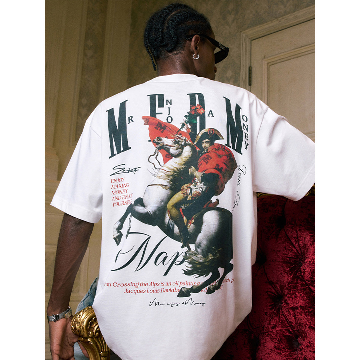 MEDM Famous Painting Printed Tee White